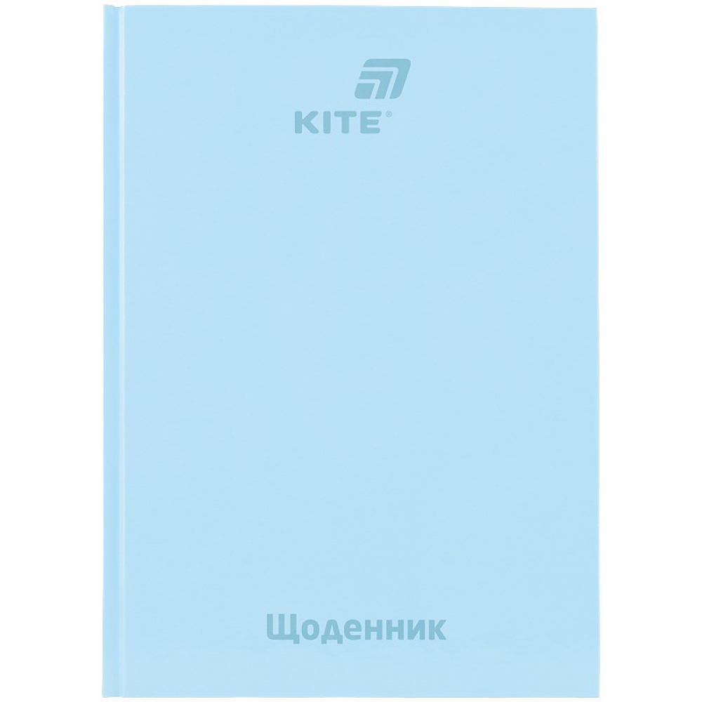 Щоденник шкільний, тверда обкл, світло блактиний