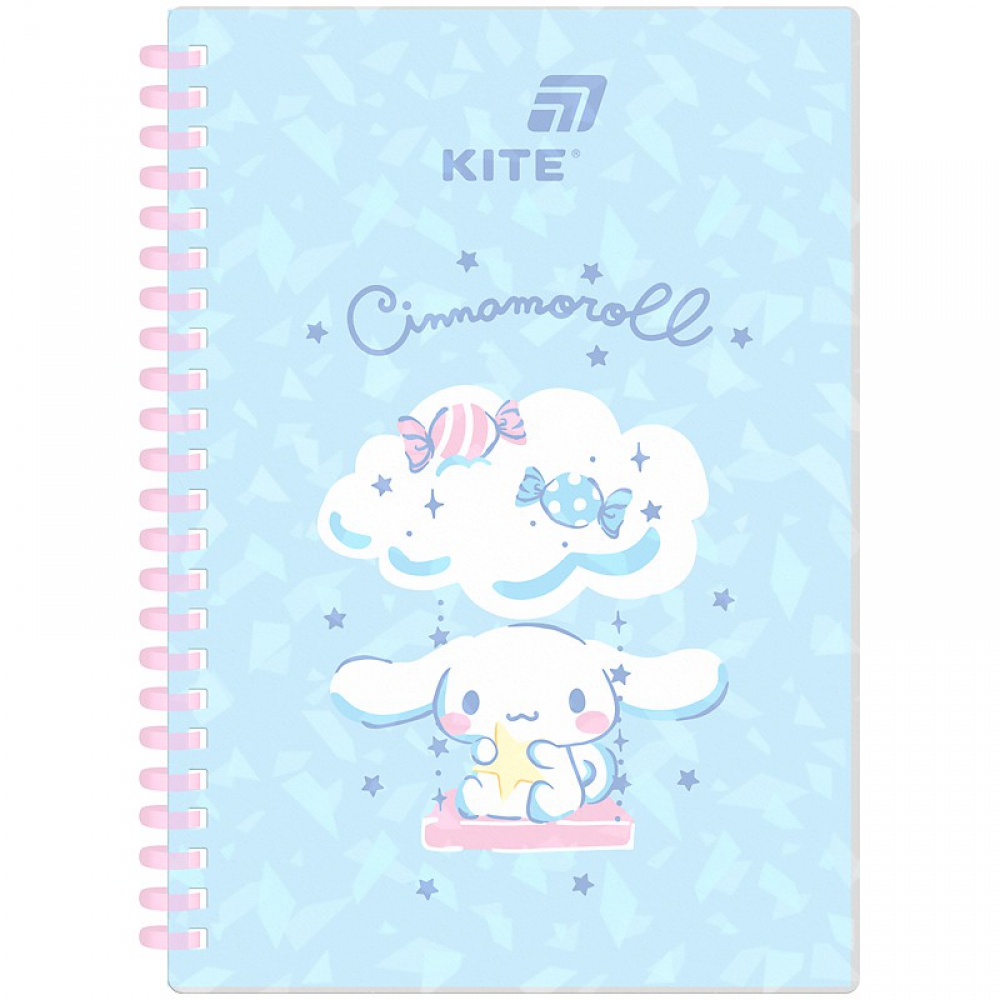 Блокнот на спіралі пласт. обкл., А5, 80 арк.,кл., CR