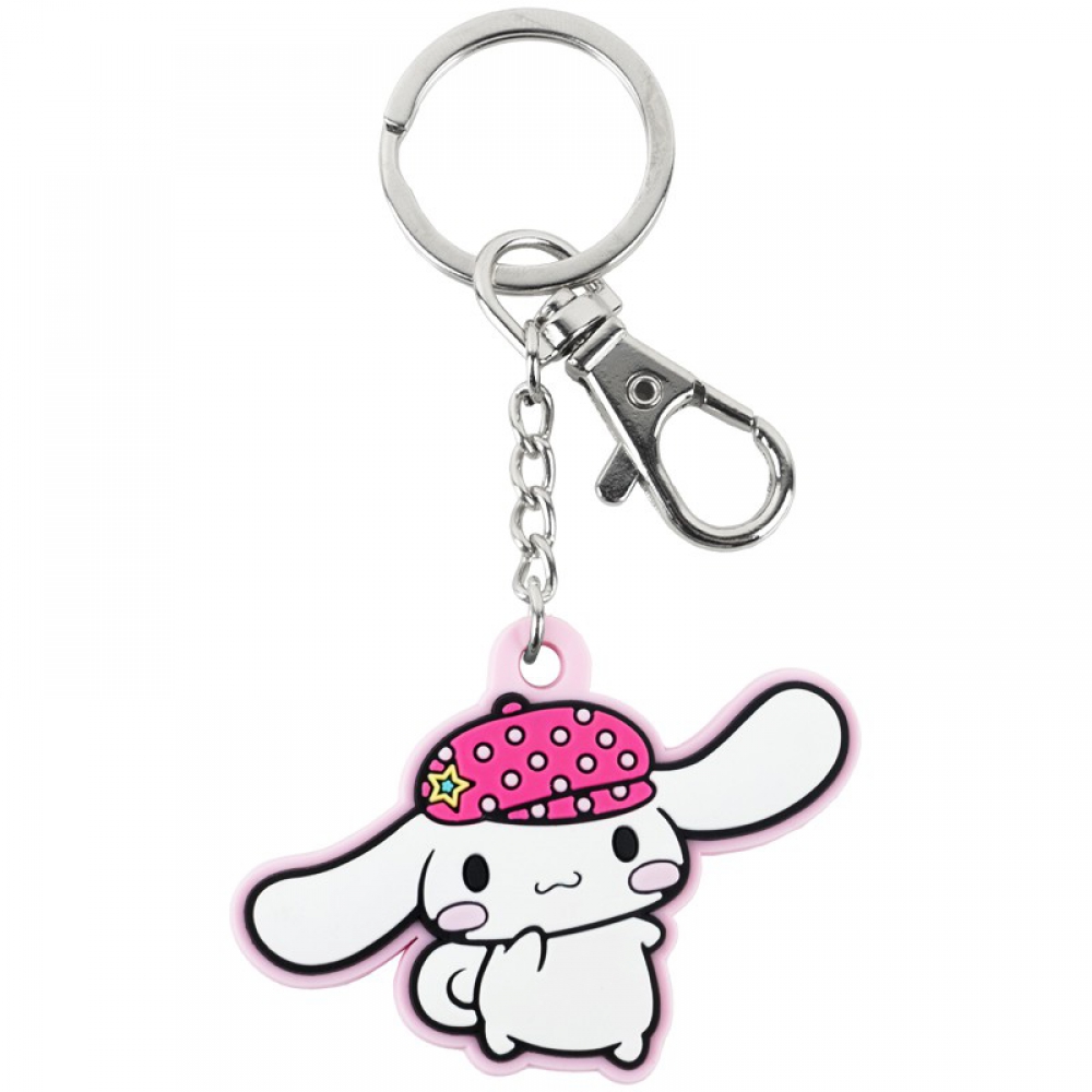 Брелок-підвіска з PVC матеріалу CR26-3001, з металевою фурнітурою на карабіні