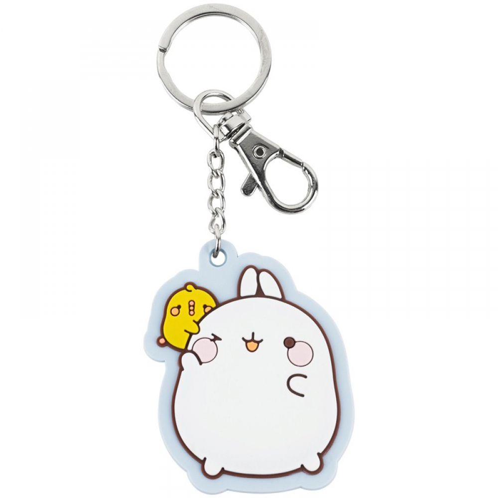 Брелок-підвіска з PVC матеріалу ML26-3001, з металевою фурнітурою на карабіні