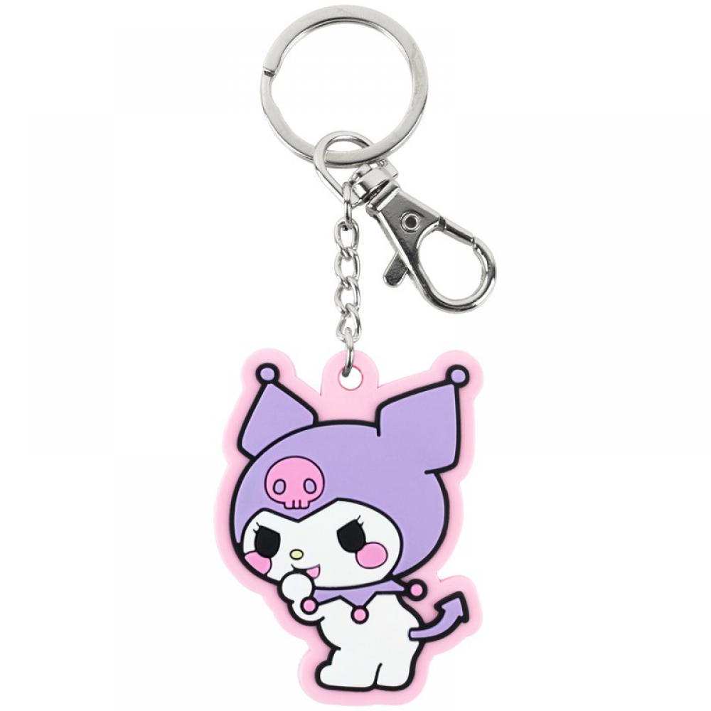 Брелок-підвіска з PVC матеріалу HK26-3001-2, з металевою фурнітурою на карабіні