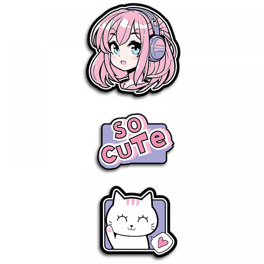 Набір із трьох бейджів на липучці K26-3012-1