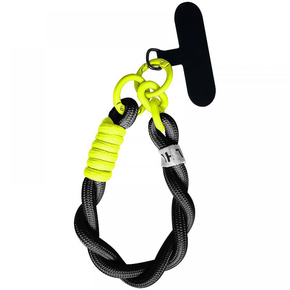 Шнурок-кросбоді K26-3017-1. Металеві карабіни, тримач для шнурка телефона