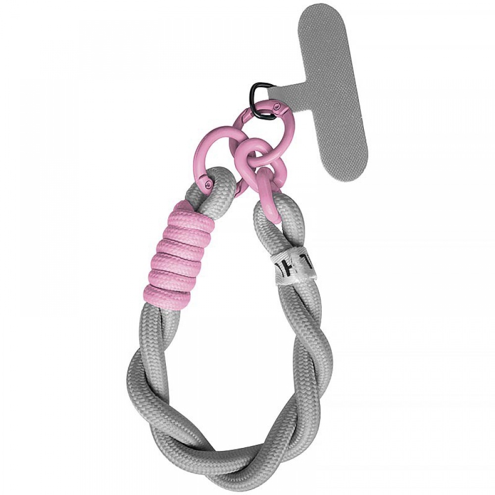 Шнурок-кросбоді K26-3017-2. Металеві карабіни, тримач для шнурка телефона