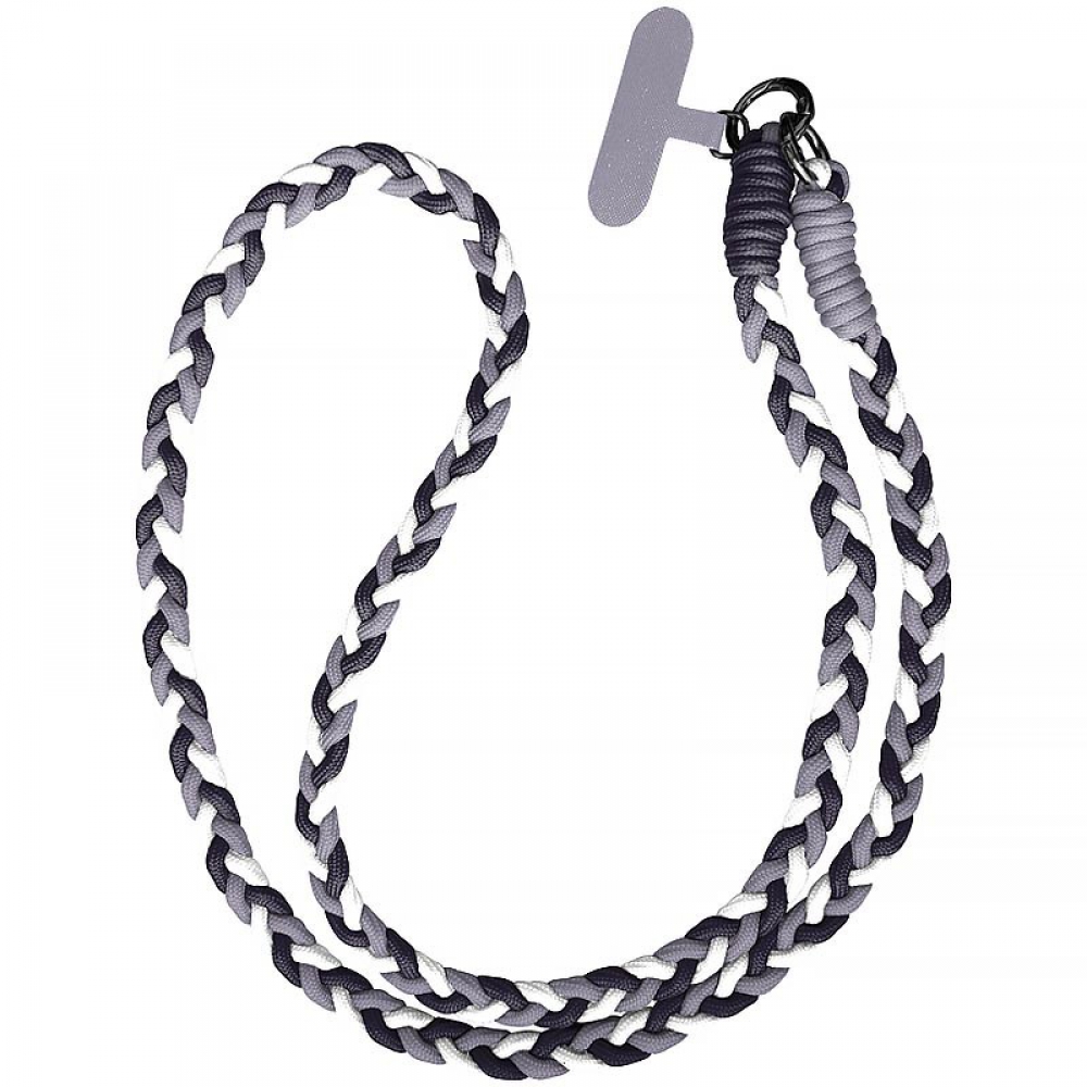 Шнурок-кросбоді K26-3019-2. Металеві карабіни, тримач для шнурка телефона