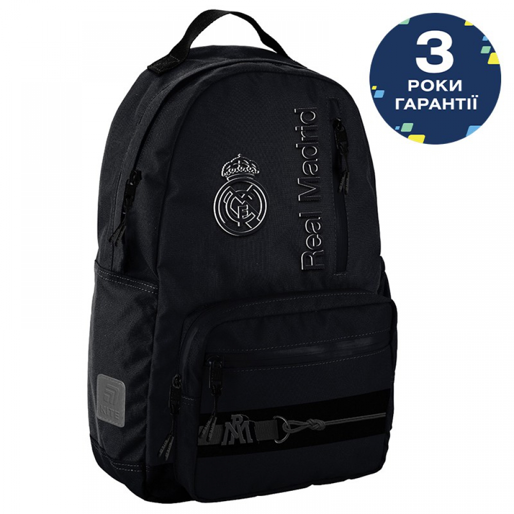 Рюкзак RL26-949M. Анатомічна спинка Air Comfort, 1 відділення, 3 передні та 1 бічна кишеня, кишеня на спинці, ущільнена ручка, роздільники, кишені для планшета і телефону, органайзер, ключниця, нагрудний ремінь, світловідбивні елементи