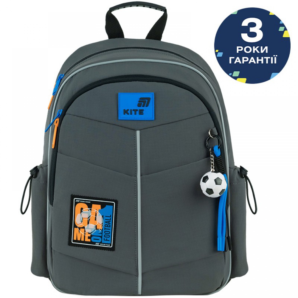 Рюкзак Kite Education K26-771S-4. Ортопедична спинка Ergo Kids, 1 відділення, 3 передні та 2 бічні кишені, органайзер, кишеня для телефона, роздільники, ручка з гумовою вставкою, нагрудний ремінь, ущільнене дно, підвіска