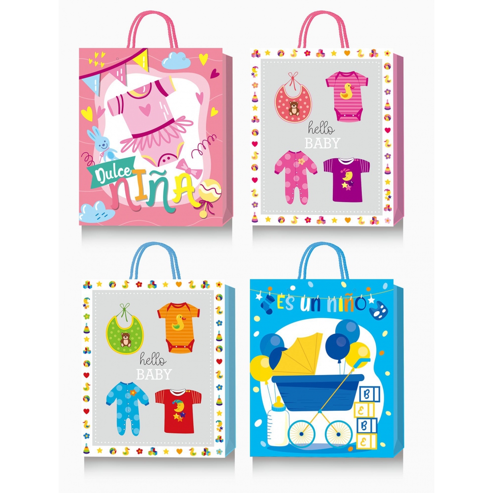 Пакет паперовий подарунковий, М:26х32х10см, 3D фігура BM.200010