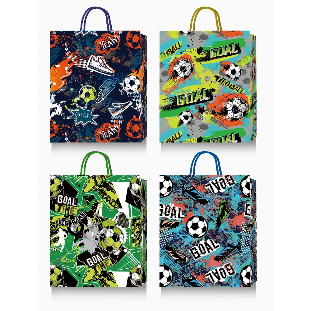 Пакет паперовий подарунковий, L:31х42х12см, тиснення фольгою BM.200019