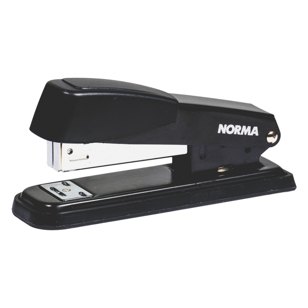 степлер металевий, скоба №24, 20 аркушів, глибина 60мм, чорний