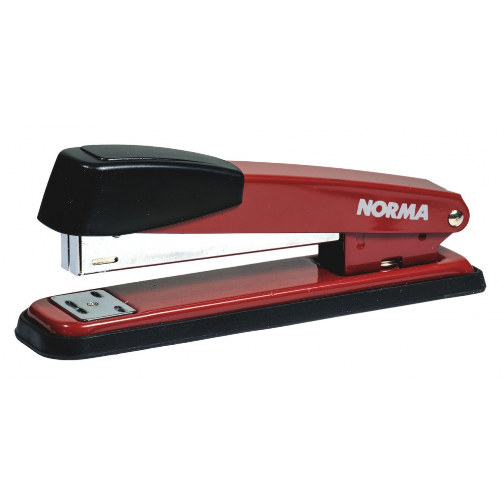 степлер металевий, скоба №24, 20 аркушів, глибина 90мм, червоний