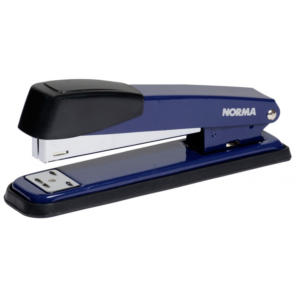 степлер металевий, скоба №24, 20 аркушів, глибина 90мм, синій