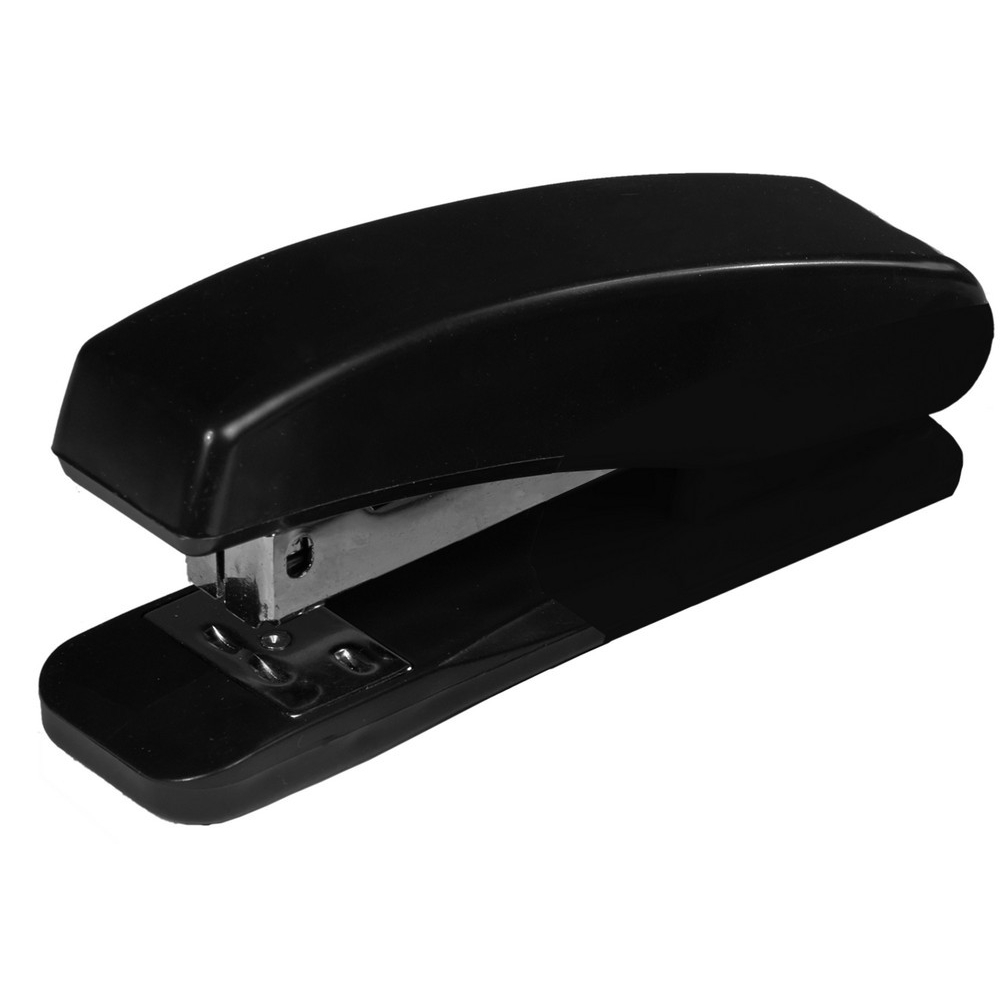 степлер пластиковий, скоба №24, 20 аркушів, глибина 50мм, чорний