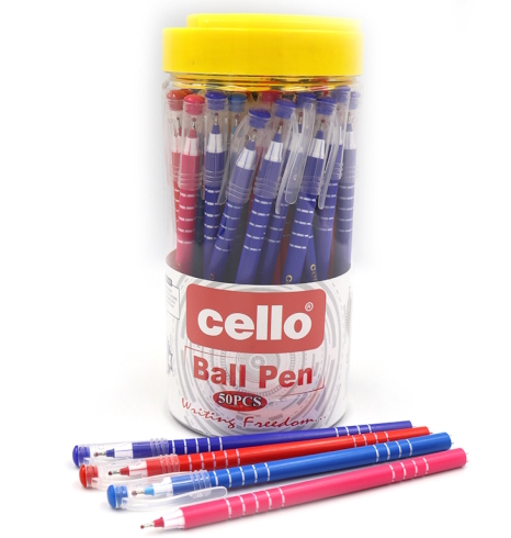 CL168 Ручка кулькова Cello у формі циліндра, 150мм