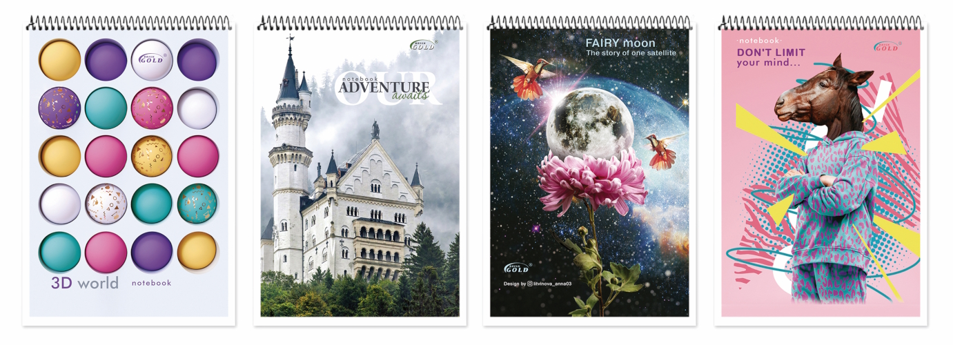 Блокнот верх. спір.ф-А5  48арк.# 