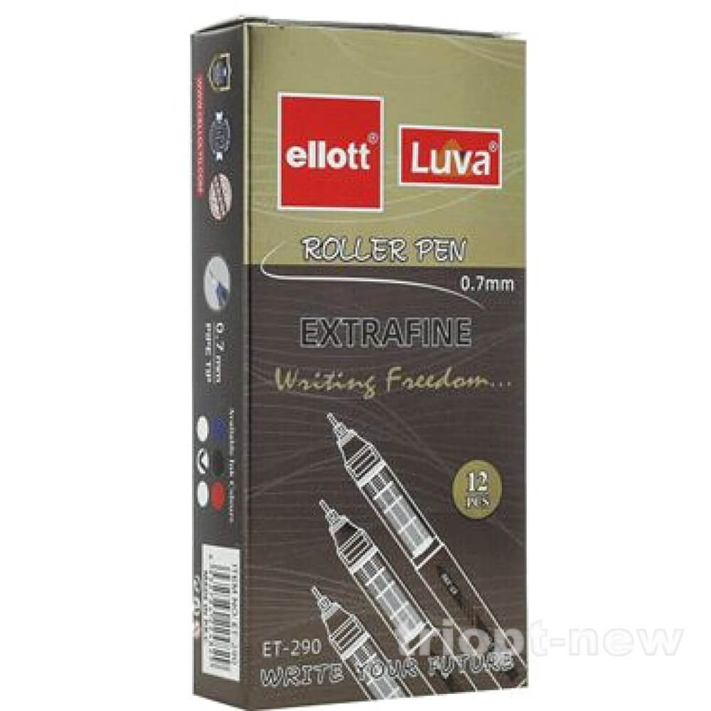 290-12 Роллер ET Luva 0,7мм, чорн., 12шт./етик.