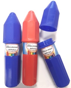 Пенал пластік Тубус, К-4011м