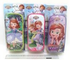 P1666 Пенал, 20*9*6см, блістер, mix