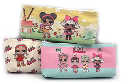 P2178 Пенал плоск. 1 від., 20 * 9 * 2,5 см, mix, 1шт / етикетка