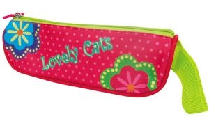 JO-15022 Пенал треугольный 1 змейка 