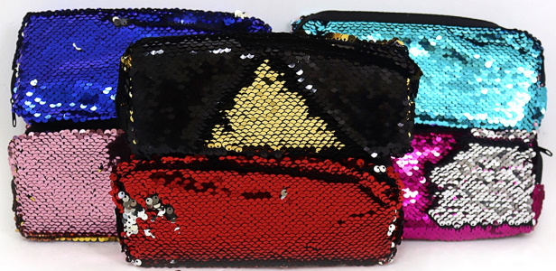 SFM0100 Пенал ткан 1відд. з пайєтками 