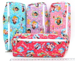 SFM1159 Пенал ткан. 2змійки 20*8*4см, з порол., mix