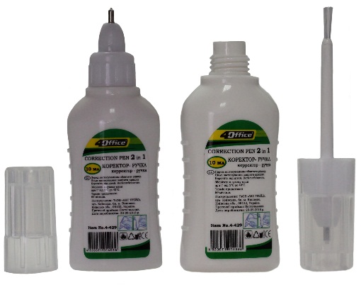 Коректор 2в1, 10мл 4-429, 4OFFICE