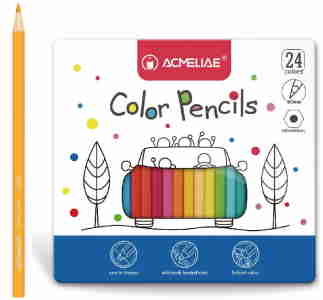 9800-24 Набір олівець кол. шестикутних 