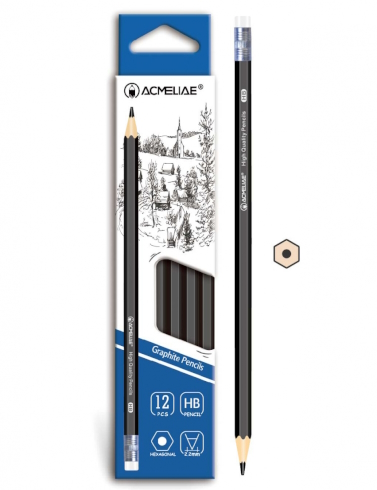 43190 
Олівців. ч / гр шестігр.НВ 