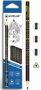 43519 Олівець ч / гр тригранний корп. HB 