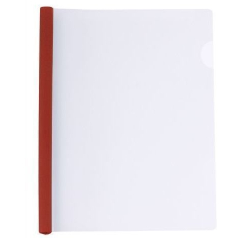 Папка А4 Economix з планкою-затиском 15 мм (2-95аркушів), червона E31211-03