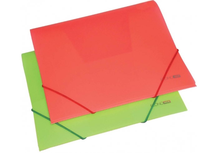 Папка пластикова В5 на гумках Economix, фактура 