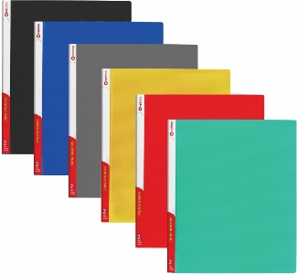 Папка пластикова А4 Optima на 2 кільця, фактура 