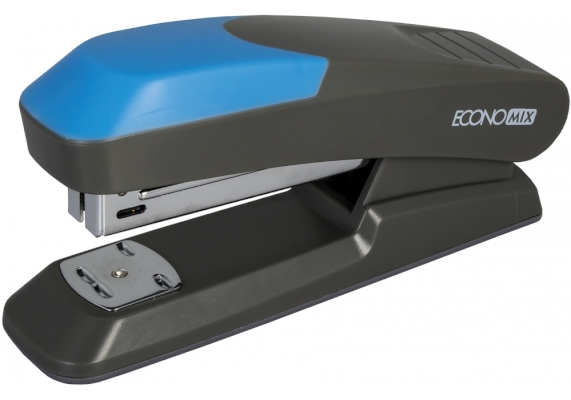 Зшивач №24/6, 26/6 Economix , до 20 арк, пласт. корпус, гумова вставка, E40281