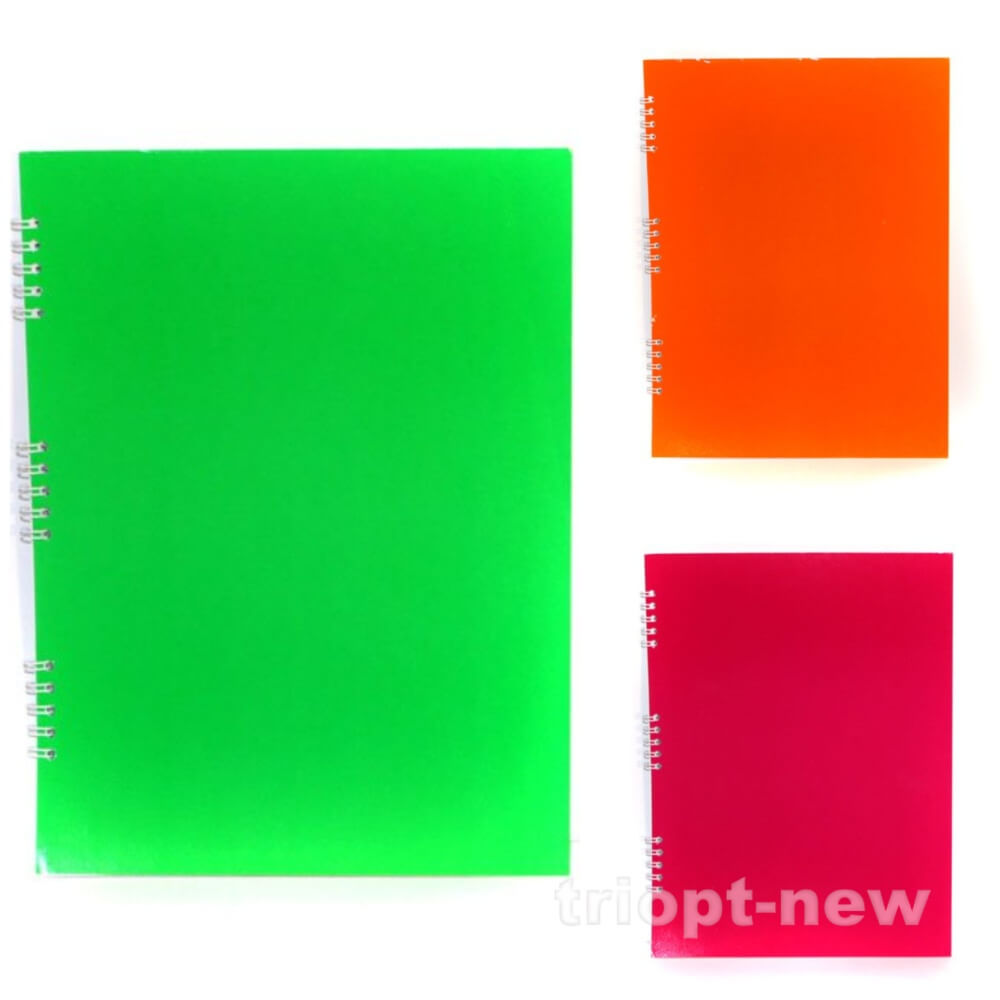 Зошит А4ф. флуоресцентний,80арк. на пружині,обкладинка УФ-лак, ЗП-22, Рюкзачок