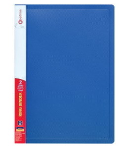 Папка пластикова A5 Optima на 2 кільця двоколірна, асорті, O35440