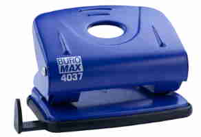 Діркопробивач металевий (до 20арк.), синій, BM.4037-02