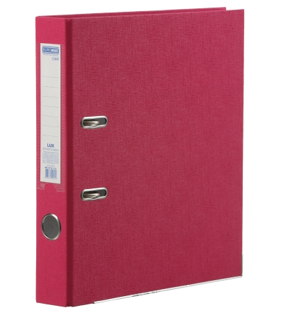 Реєстратор LUX одност. JOBMAX А4, 50/55 мм (внутр./зовн.) PP, рожевий, збірний, BM.3012-10c