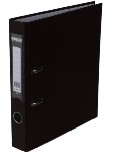 Реєстратор LUX одност. JOBMAX А4, 50/55 мм (внутр./зовн.) PP, чорний, збірний, BM.3012-01c