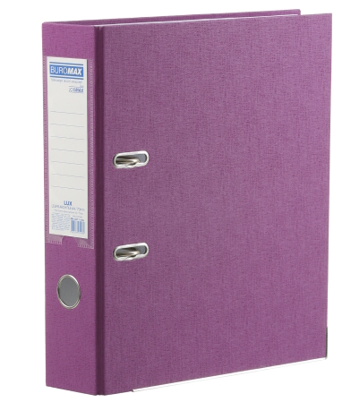 Реєстратор LUX одност. JOBMAX А4, 70/75 мм (внутр./зовн.) PP, бузковий, збірний, BM.3011-26c