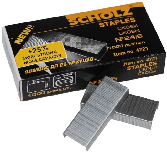 Скоба д/степлера 24/6,4721 SOZ