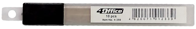 Леза нож.10шт9мм,4-350.4OFFICE