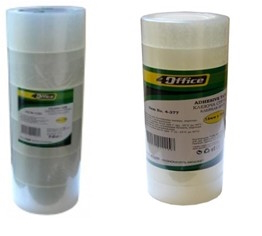 Клейка стрiчка канц., 12мм*10м, 4-388 4OFFICE