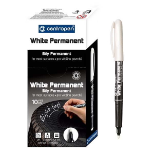Маркер Permanent універсальний 2686/10 білий, 1.2мм Centropen