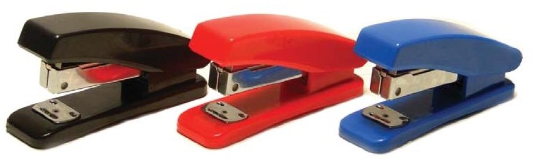 Степлер пластик., 24/6, 20аркушів, 50мм, 4-308, 4OFFICE