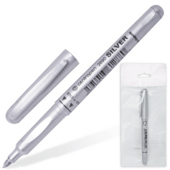 Маркер Gold & Silver, срібний, 2690, Centropen