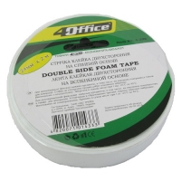 Кл. стрiчка  2х сторонн. монтажна, на вспененной осн.,24мм*2м, 4-396, 4Office
