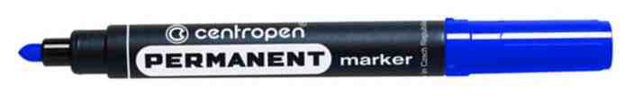 Маркер Permanent 8566 круглий синій, Centropen