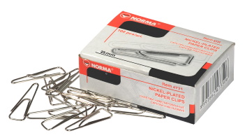 Скріпки трикут.25мм 100шт.4731 NORMA