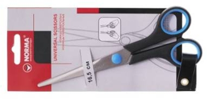 Ножиці, 16,5см, прогумов. ручки, 4210, NORMA